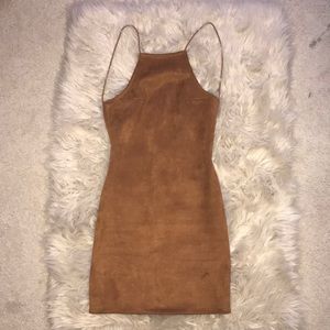 dark brown tight dress